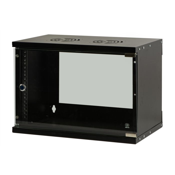 ARMADIO RACK 19' 6 UNITA' (A)350 X (L)500 X (P)320 NERO
