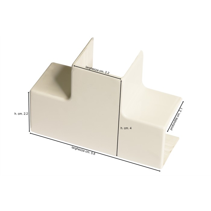 GIUNZIONE A T PER CANALINA 20X10 LK20510 LK20610