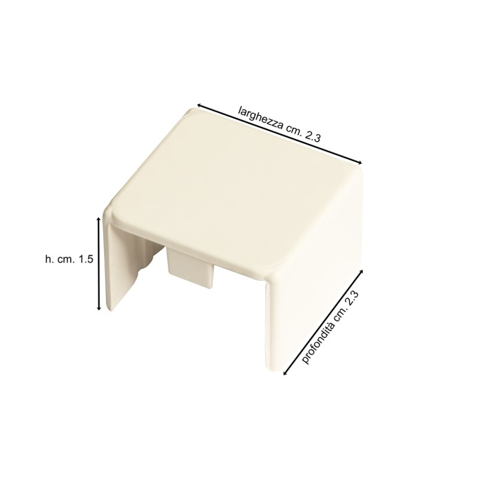 TAPPO CHIUSURA PER CANALINA 20X10 LK20510 LK20610