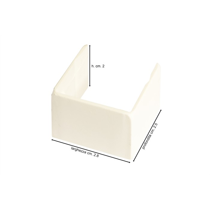 RACCORDO PER CANALINA 25 MM. PER LK25616, LK25625