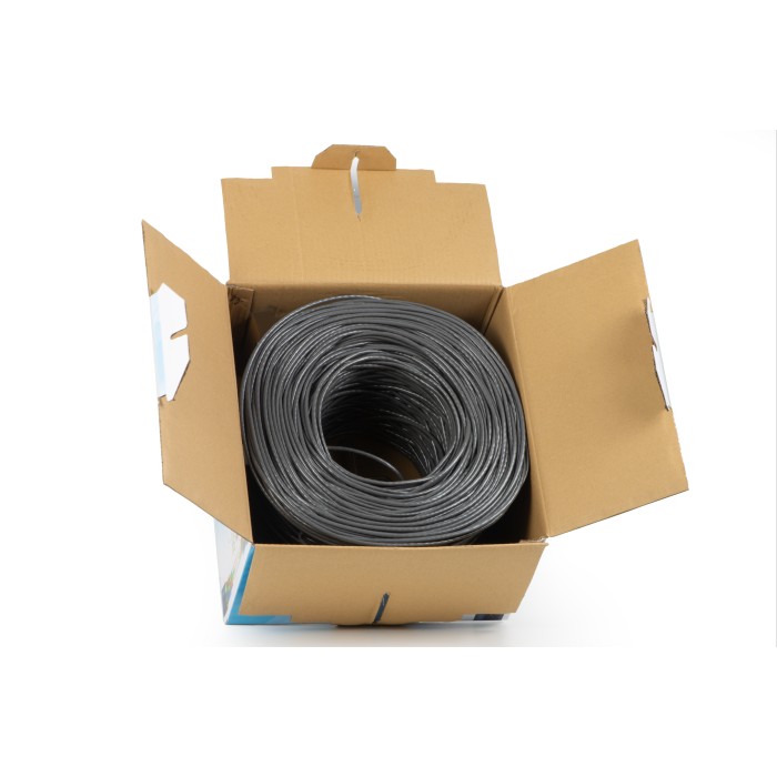 CAVO SOLIDO UTP PER RETI CATEGORIA 5E AWG24 MATERIALE CCA MATASSA MT 305 CLASSE CPR ECA