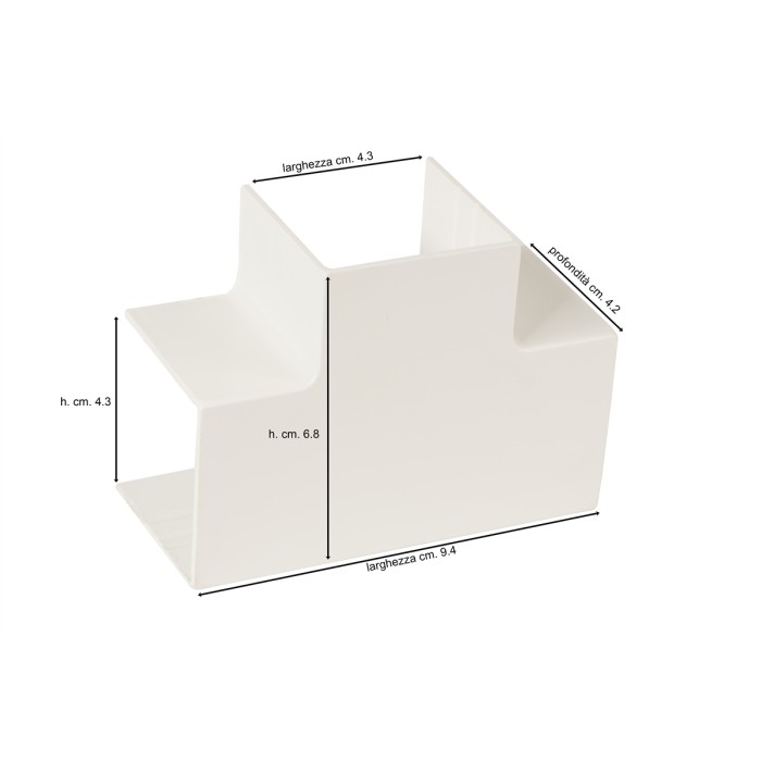 RACCORDO A T PER CANALINA MM. 40 LK40625, LK40640