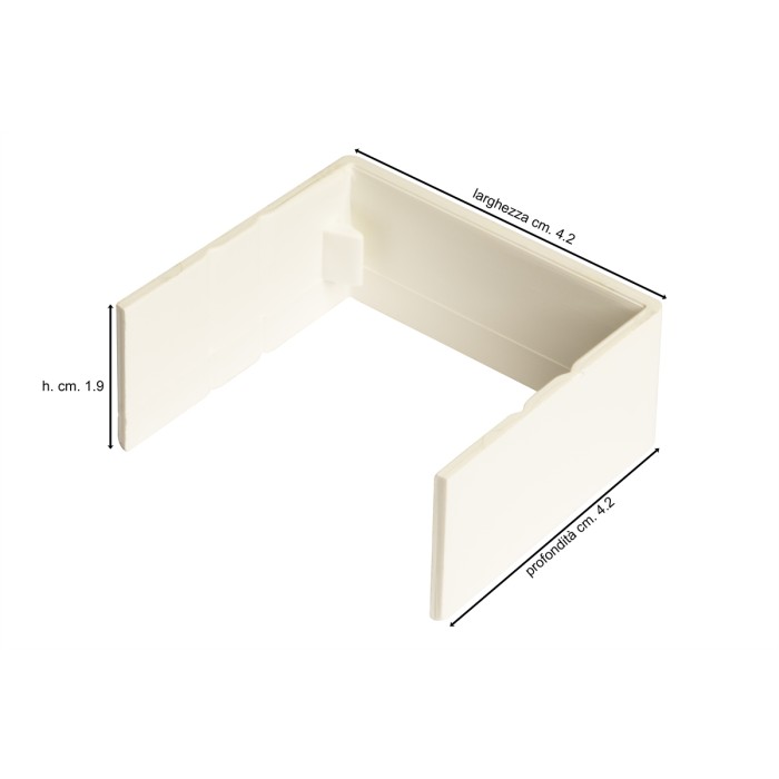 GIUNZIONE PER 2 CANALINE 40 MM. LK40625, LK40640