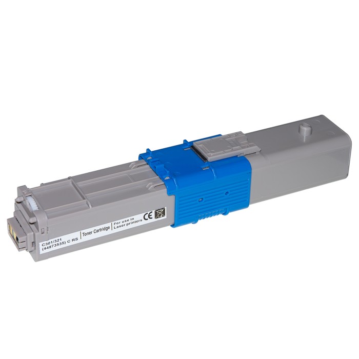 TONER COMPATIBILE OKI C301/321 CIANO 1500 PAGINE (44973535)