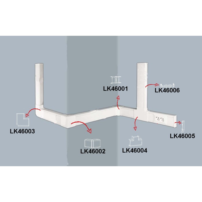 ANGOLO 90? A L PER CANALINA LK46118 MM. 46X18