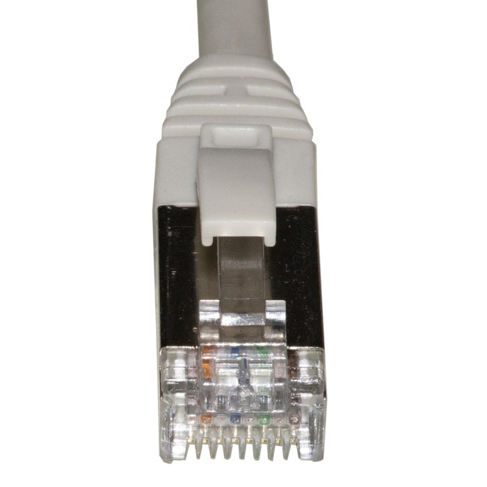 CAVO RETE CATEGORIA 6 SCHERMATO F/UTP COLORE GRIGIO MT 2