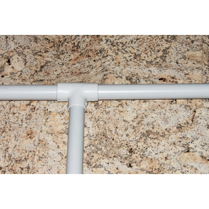 GIUNTO A T PER TUBI DI CONDOTTA DIAMETRO 32 MM PVC LK80432