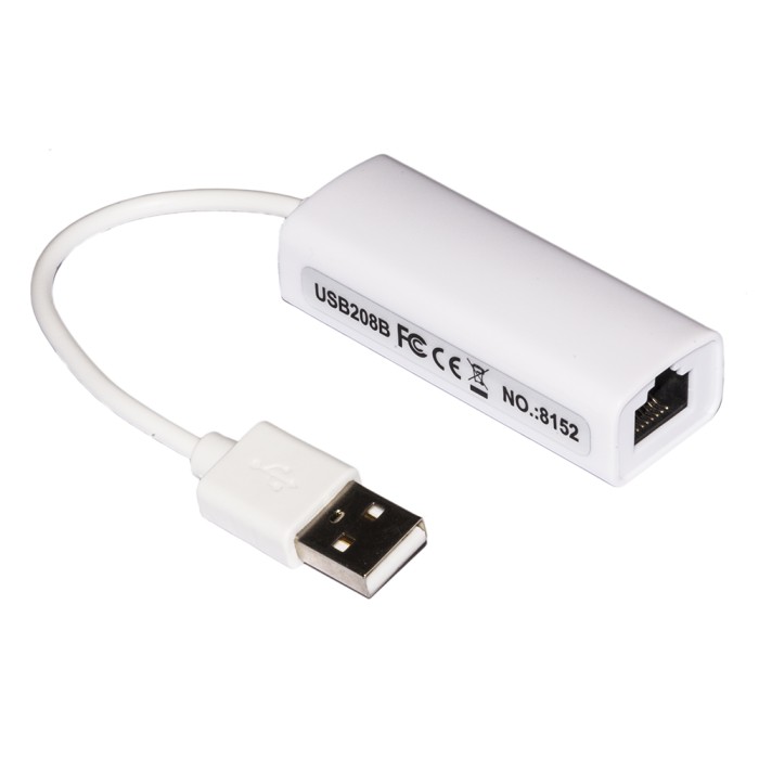 ADATTATORE USB/RJ45 PER RETE 10/100 USB 2.0