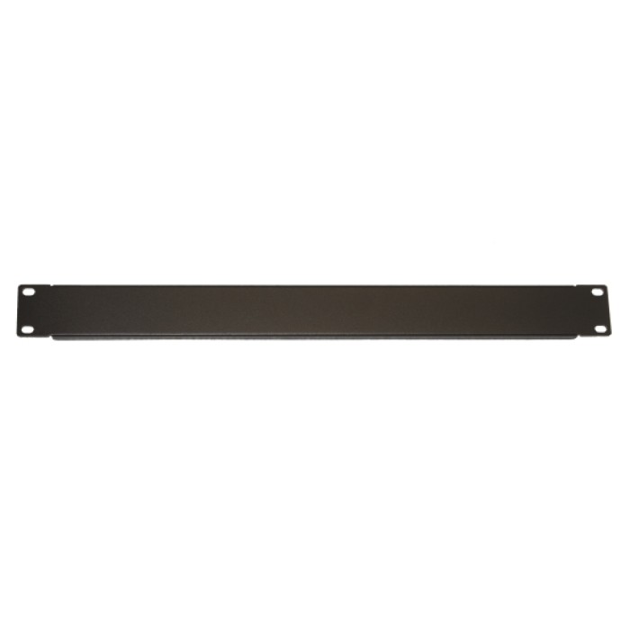 PANNELLO CIECO 1 UNITA' PER ARMADI RACK 19' NERO VITI INCLUSE