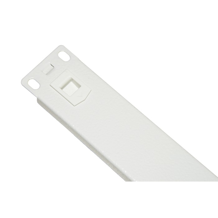 PANNELLO CIECO 1 UNITA' PER ARMADI RACK 19' COLORE GRIGIO CHIUSURA A SCATTO