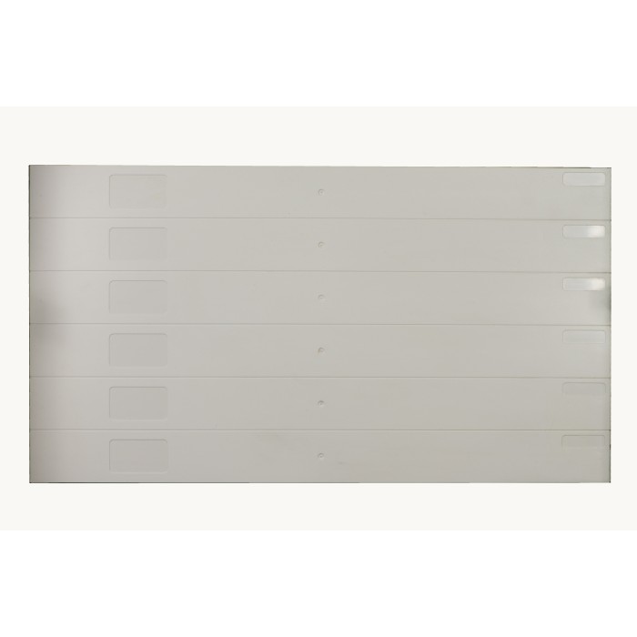 COPERTURA 19' PER ARMADI RACK 6U GRIGIO CON PARTI 1U STACCABILI INSTALLAZIONE CON CLIP