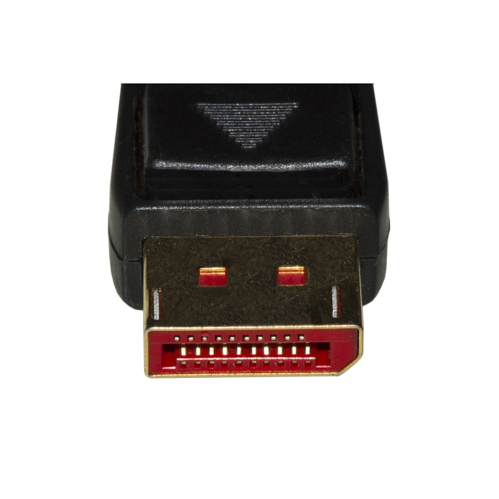 CAVO DISPLAYPORT 1.4 - HDMI CONTATTI DORATI 4KX2K 60HZ 18GBPS HDR RGB 4:4:4 DOPPIA SCHERMATURA MT 1