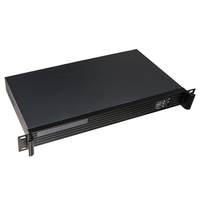 CHASSIS PER SERVER INSTALLAZIONE 19' 1 UNITA' CON 2 SLOT 5.25'  SLIM + 2 X 2,5' O 1 X 3,5'  PROFONDITA' 300 MM