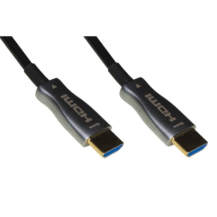 CAVO HDMI ® su 2.0 AOC FIBRA OTTICA IBRIDO, HDCP, ARC, EDID 4K@60HZ@4:4:4 MT 30