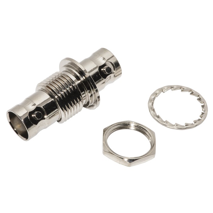 ADATTATORE BNC FEMMINA/FEMMINA BULKHEAD