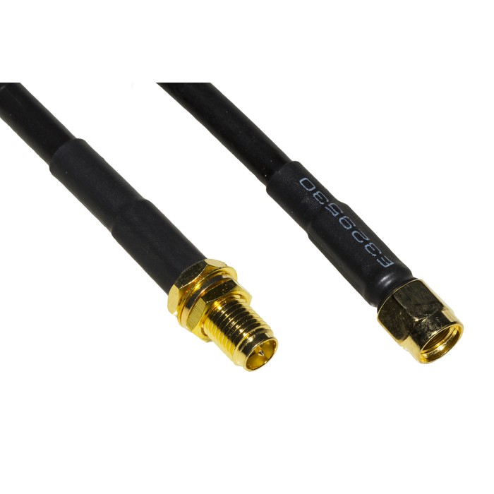 CAVO PROLUNGA ANTENNA RP-SMA MASCHIO - RP-SMA FEMMINA CFD200 MT 2