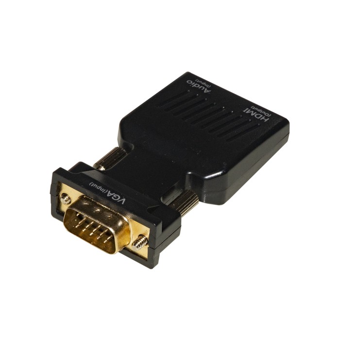 ADATTATORE DA PC VGA + AUDIO 3,5 MM STEREO A TV O VIDEO HDMI