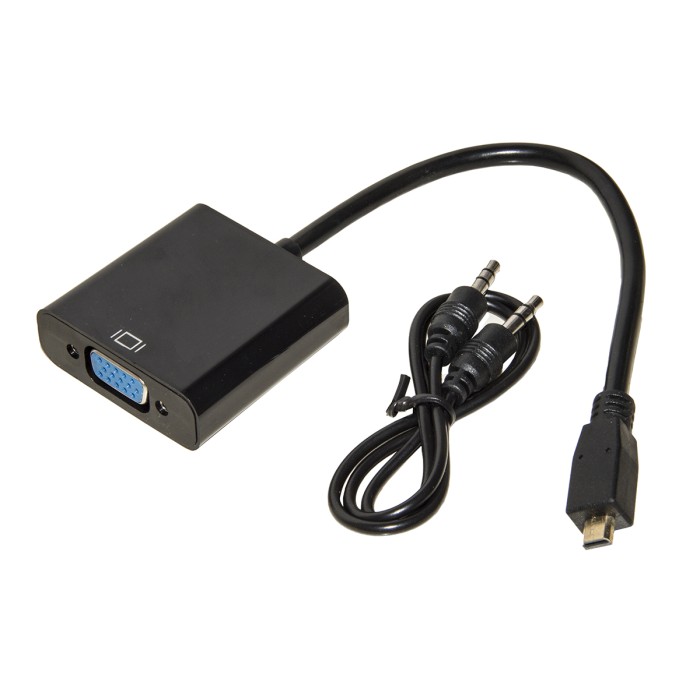 ADATTATORE MICRO HDMI? TIPO D - VGA FEMMINA + AUDIO