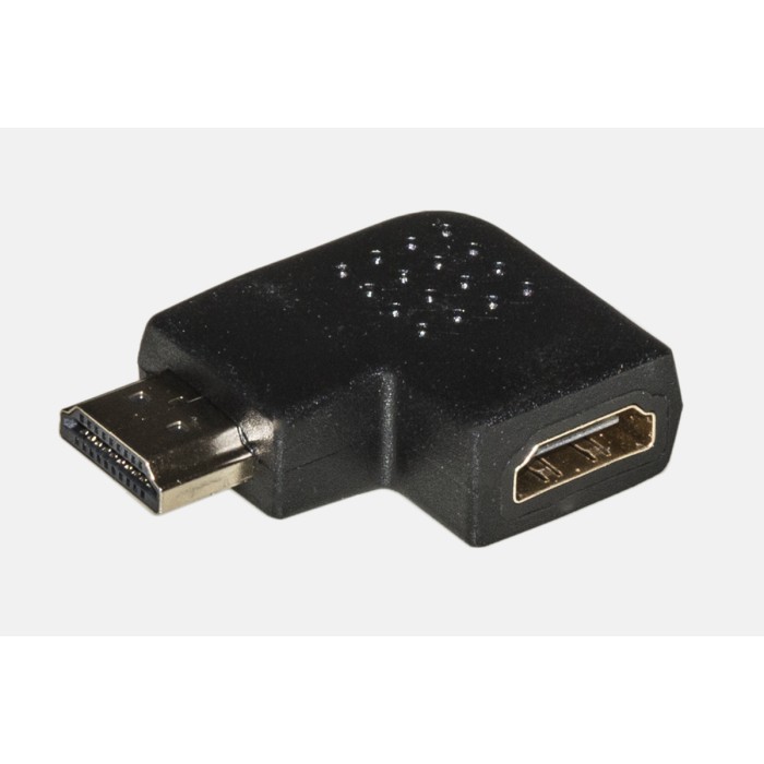 ADATTATORE HDMI MASCHIO/FEMMINA ANGOLATO A DESTRA