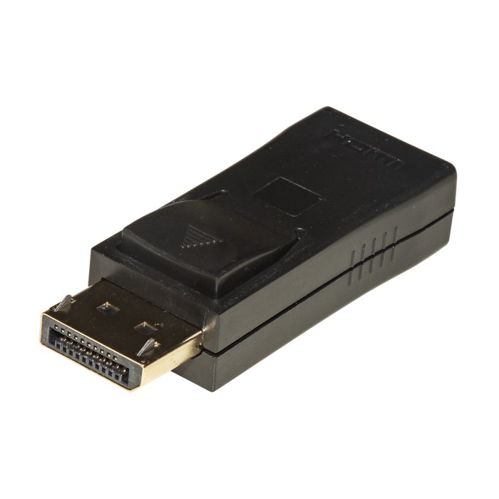 ADATTATORE DISPLAYPORT 1.2 MASCHIO - HDMI 4K60HZ FEMMINA CONTATTI DORATI