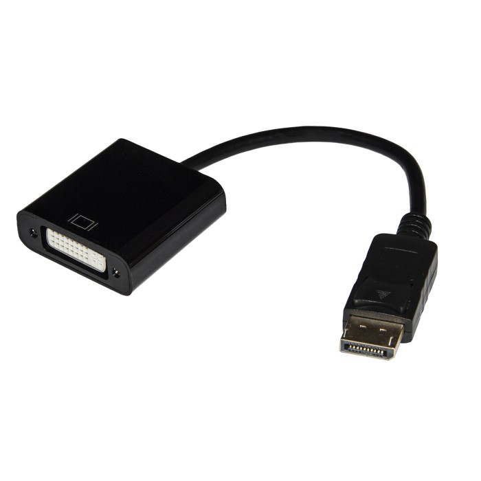 ADATTATORE DISPLAYPORT MASCHIO A DVI-I FEMMINA 24+5