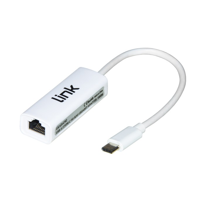 √ Simpaticotech™ ADATTATORE USB-C MASCHIO - CONNETTORE RJ45 FEMMINA PER  RETI GIGABIT 10/100/1000