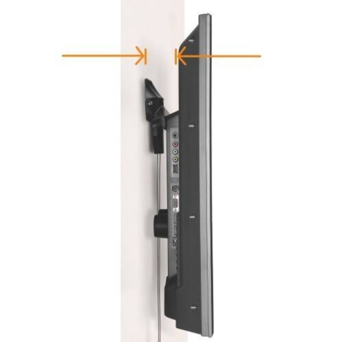 SUPPORTO MONITOR 37'-80' FINO A 50 KG PER PARETI CARTONGESSO LEGNO ECC