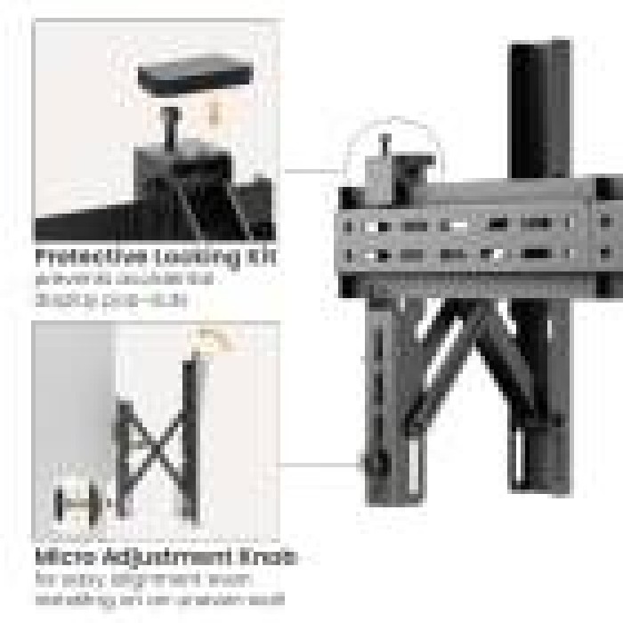 BRACCIO SUPPORTO VIDEO WALL 37'-70' FINO A VESA 600X400