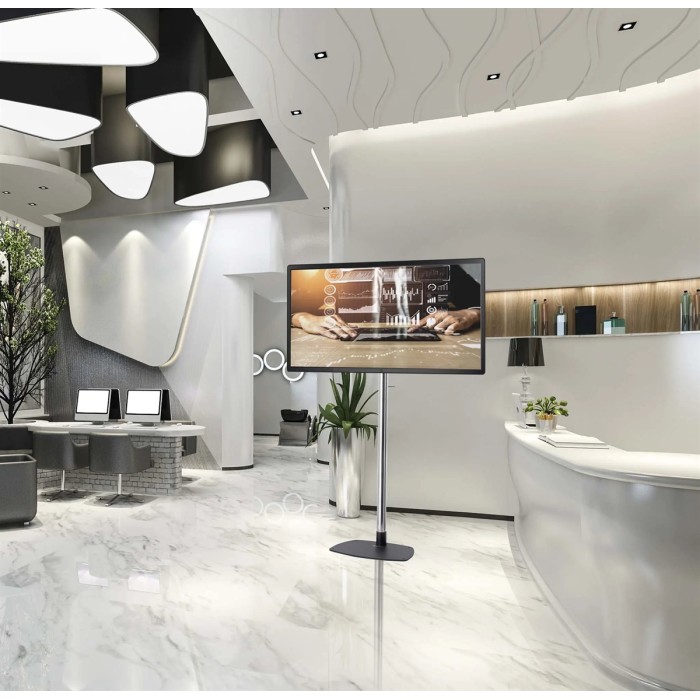 Supporto a pavimento per video 40-75' fino a VESA 600X400 80 Kg