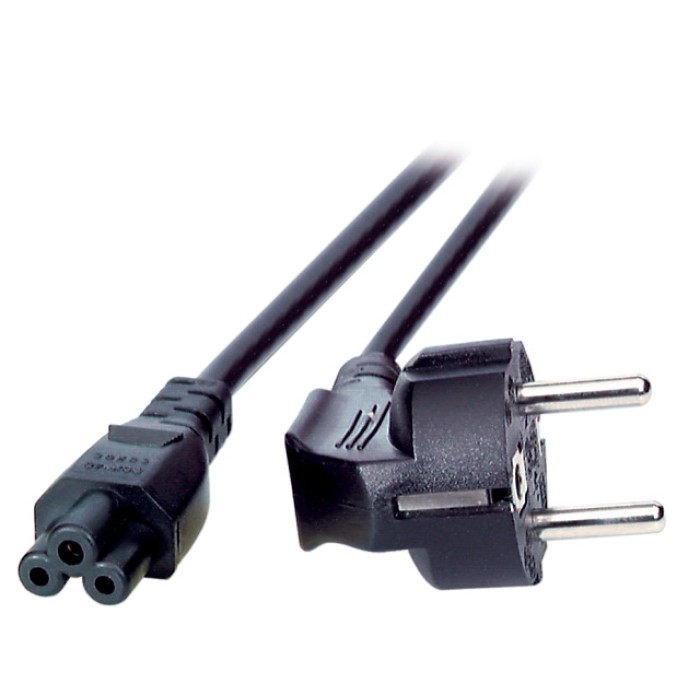 CAVO ALIMENTAZIONE SPINA SCHUKO - PRESA COMPAQ TRIPOLARE C5 MT 1.80