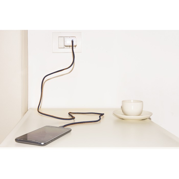 CAVO MICRO USB MT 1 GUAINA DENIM BLU