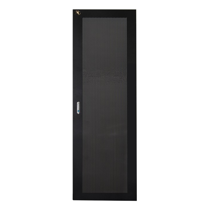 PORTA PERFORATA PER ARMADIO RACK 800X800 MM NERO