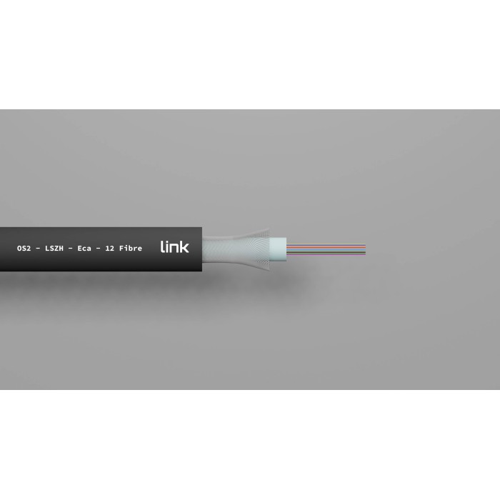 CAVO FIBRA OTTICA 12 FIBRE LOOSE OS2 9/125 NM LSZH INTERNO/ESTERNO CLASSE ECA (AL METRO)