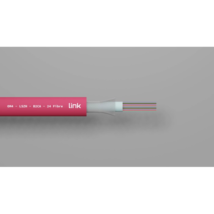 CAVO FIBRA OTTICA 24 FIBRE LOOSE OM4 ANTIRODITORE LSZH CLASSE B2CA (AL METRO)