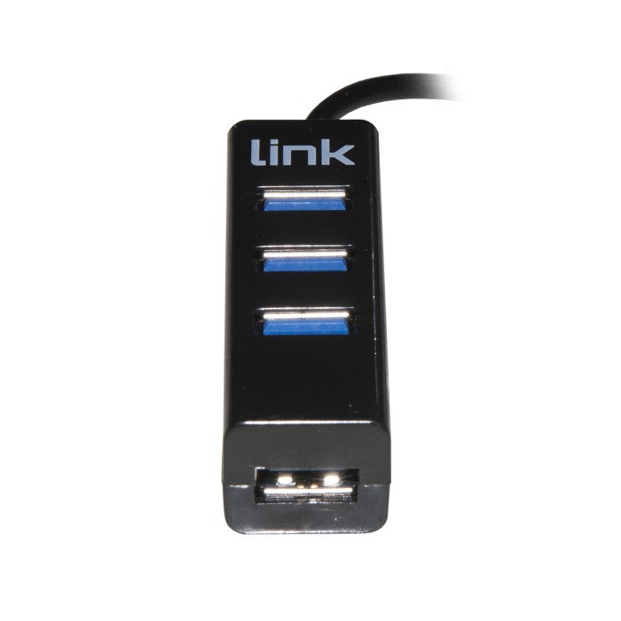 HUB 4 PORTE USB 2.0 CON CAVO 15 CM