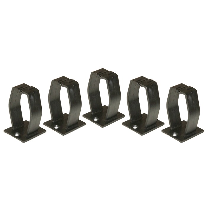 CONFEZIONE 5 GANCI GUIDACAVI IN PLASTICA PER INSTALLAZIONE MONTANTI RACK 19 O PER GUIDACAVI  LKORG37 LINK