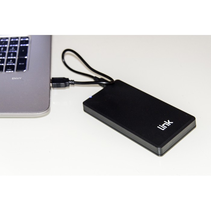 BOX ESTERNO USB 2.0 PER HDD SATA 2,5' FINO A 9,5 MM DI SPESSORE