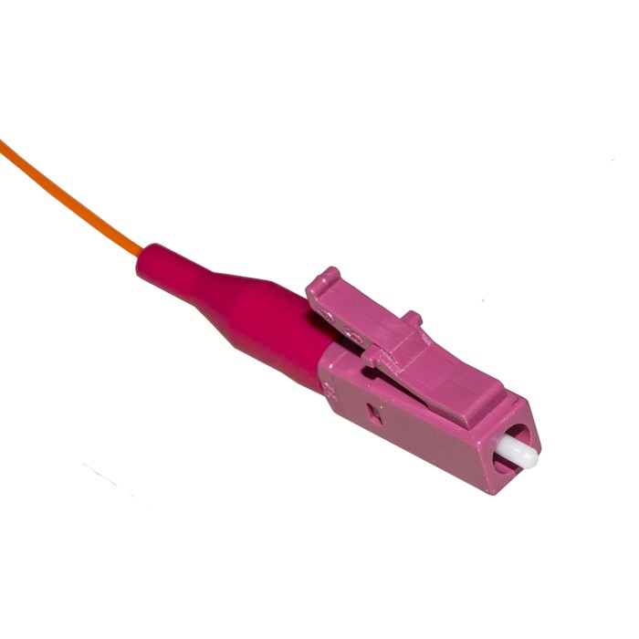 SET 12 CAVI PIGTAIL FIBRA OTTICA COLORATI CONNETTORI LC OM4 SIMPLEX 2 MT
