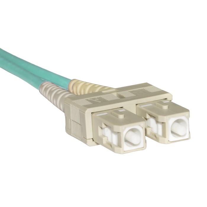 CAVO FIBRA OTTICA LC A SC MULTIMODE DUPLEX OM3 50/125 MT.1