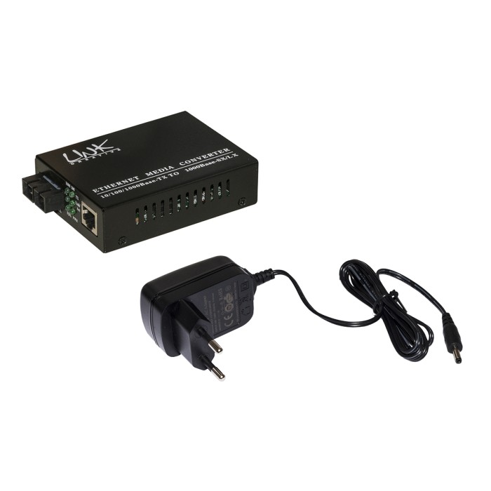 MEDIA CONVERTER RJ45 - FIBRA OTTICA SC 10/100/1000 SINGLEMODE 1310NM