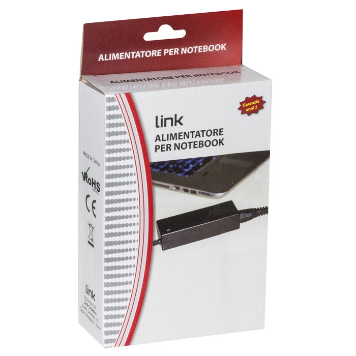 *ALIMENTATORE COMPATIBILE PER NOTEBOOK HP 18,5V 3,5A 65W SPINA 4.8x1.7