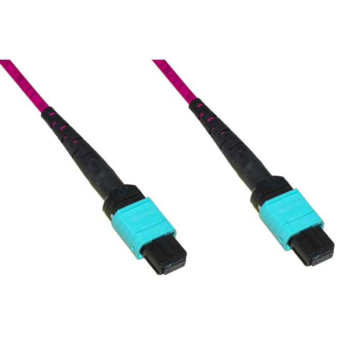 CAVO FIBRA OTTICA MPO/MPO FEMMINA/FEMMINA 12 FIBRE OM4 MT 5 METODO B