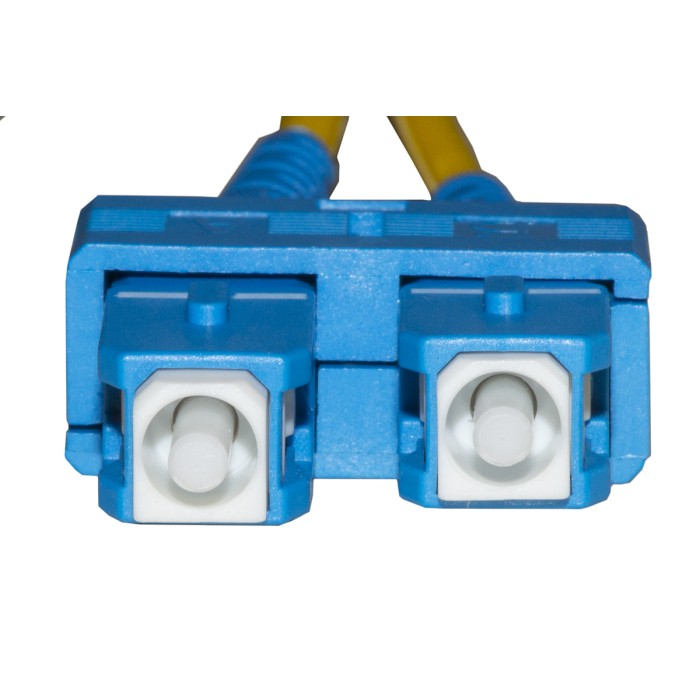CAVO FIBRA OTTICA SC A SC SINGLEMODE DUPLEX 9/125 MT.2