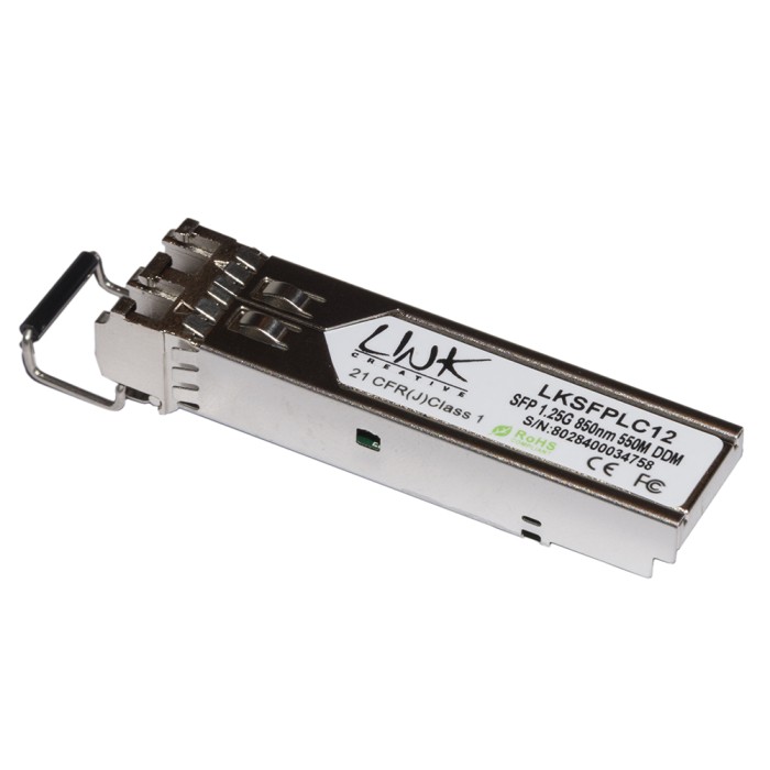 MODULO MINIGBIC (SFP) MULTIMODE LC DUPLEX 1000Base-SX, 850nm 1,25 GBPS 550 MT CON DDM COMPATIBILE JUNIPER