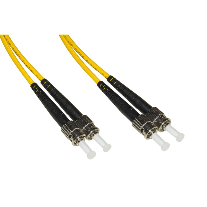 CAVO FIBRA OTTICA ST A ST SINGLEMODE DUPLEX UPC MT.3