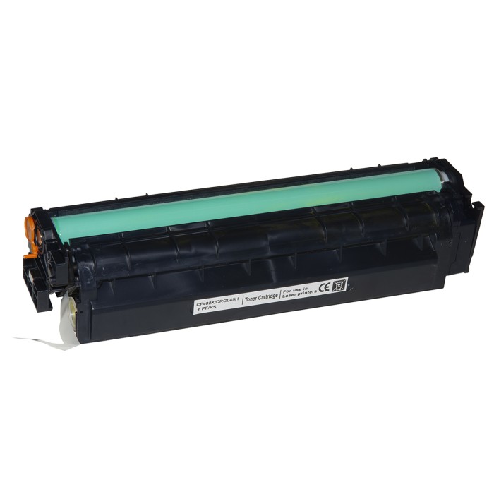 CARTUCCIA TONER COMPATIBILE HP LASERJET PRO CF402X CRG045H GIALLO