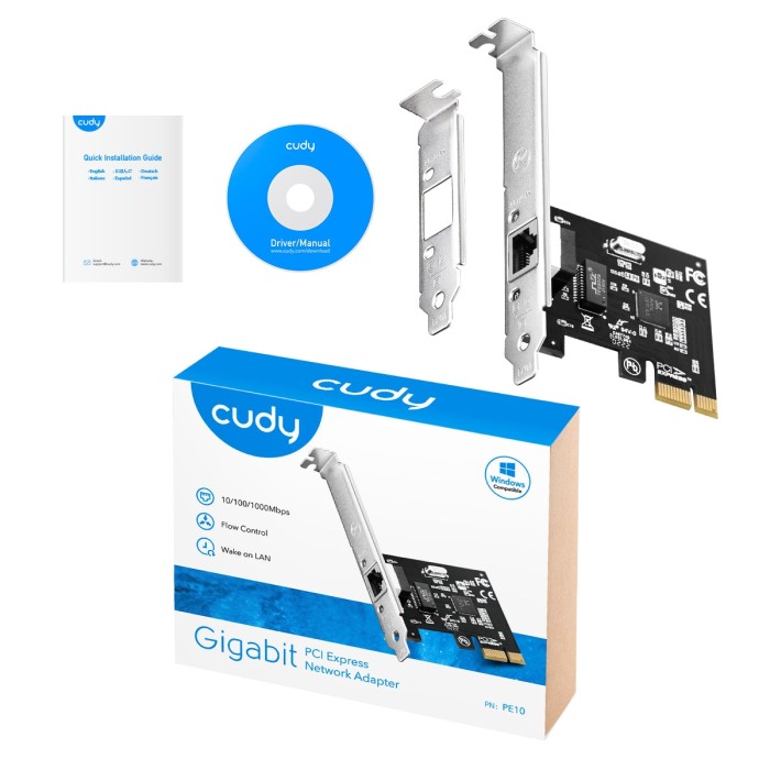 Adattatore Gigabit PCI-E Ethernet
