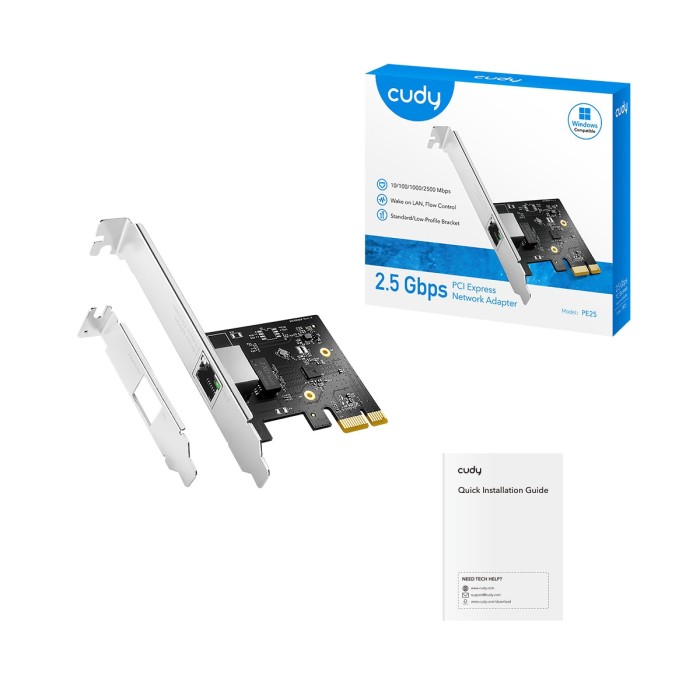 Adattatore Ethernet PCI-E da 2,5 Gbps