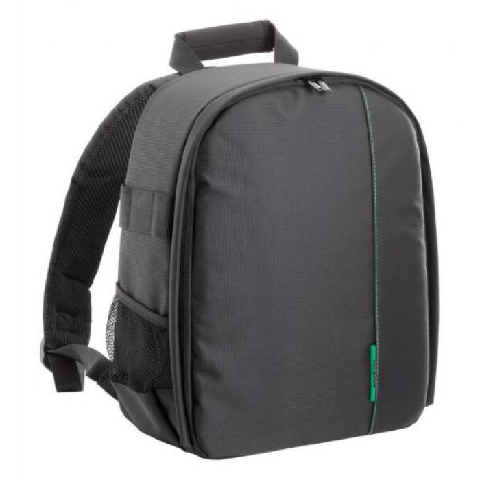 ZAINO IN POLIESTERE PER FOTOCAMERE REFLEX SLR NERO