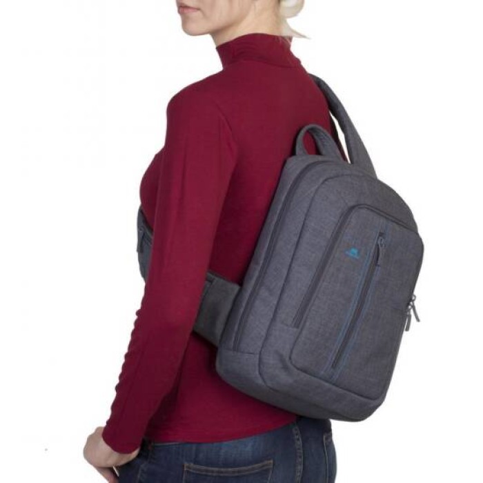BORSA PER NOTEBOOK 13,3' A ZAINO COLORE GRIGIO
